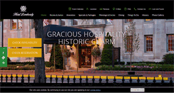 Desktop Screenshot of hotellombardy.com
